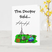 Grappige Ham Radio wordt snel beter Kaart (Gele Bloem)