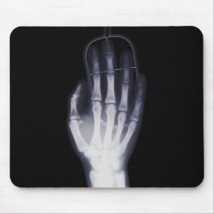 Grappige Hand X-ray Voor internet verslaafde Muismat