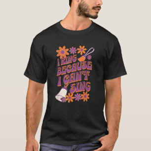 Grappige Handbell Player Design voor Bell Ringers T-shirt