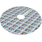 Grappige hangende kerstboom kat kerstboom rok (Gekanteld)