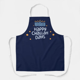 Grappige Happy Challah Days Chanoeka Blue Schort