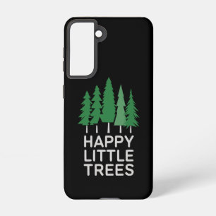 Grappige Happy Little Trees Cadeaus Camping Samsung Galaxy Hoesje