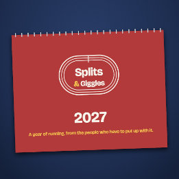 Grappige hardloopkalender 2027 voor hardlopers kalender