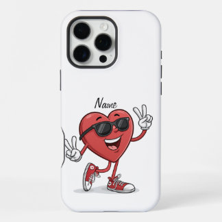 Grappige Hart Cartoon Personaliseer Telefoonhoeson iPhone 16 Pro Max Hoesje