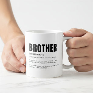 Grappige Hartelijke Broer Definitie Koffiemok
