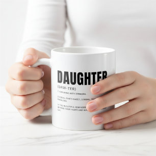 Grappige Hartelijke Definitie Voor Dochter Koffiemok