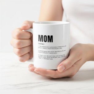 Grappige Hartelijke Definitie voor Moeder Koffiemok