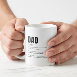 Grappige Hartelijke Definitie voor Vader Koffiemok