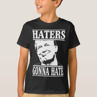 Grappige haters gaan Donald Trump-President haten T-shirt