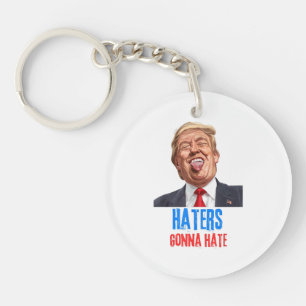 Grappige Haters gaan een hekel hebben aan quote, g Sleutelhanger