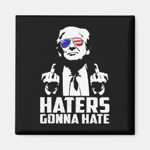 Grappige Haters gaan President Donald Trump Mid ha Magneet