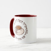 Grappige Hebreeuwse Zegen voor Koffie Joods Gebed Mok (Voorkant links)