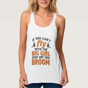 Grappige Heks Bezems Grote Meisjes Halloween Shirt