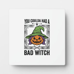 Grappige Heks Funny Halloween Pompoen Heks_1 Fotoplaat