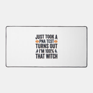 Grappige Heks Test Halloween Citaat Vector Ontwerp Bureaumat
