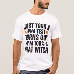 Grappige Heks Test Halloween Citaat Vector Ontwerp T-shirt