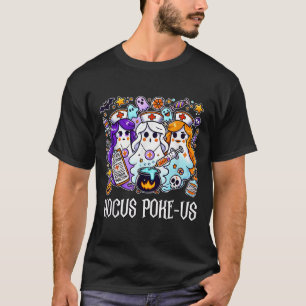 Grappige heksen Verpleegster Spooky Nurse Witch Ha T-shirt