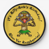 Grappige heksendokter Tiki Party - gepersonaliseer Papieren Bordje (Voorkant)