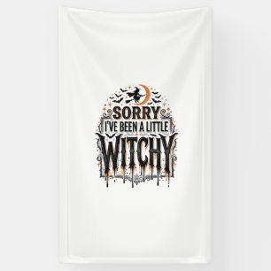 Grappige Hekserige Halloween Vintage Gravure Shirt Spandoek