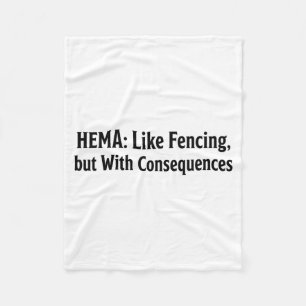 Grappige Hema Shirt - Als Schermen Maar Met Gevolg Fleece Deken