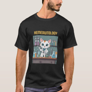 Grappige Hematologie Cat T-shirt