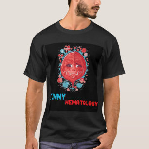 Grappige hematologie met wit bloed t-shirt