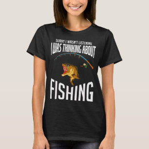 Grappige Hengelaar Visser Dier Vis Vissen T-shirt
