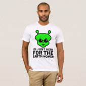 GRAPPIGE HEREN T-SHIRTS, ALIEN T-SHIRT (Voorkant volledig)