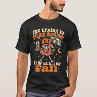 Grappige Herfst Liefhebber Autumn Zomer Pompoen Sk T-shirt