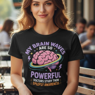 Grappige Hersenstromen Epilepsiebewustzijn Tri-Blend Shirt
