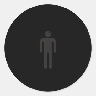 Grappige Hersentumor Bewustzijn T Shirt Grey S Kan Ronde Sticker