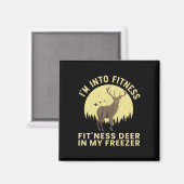 Grappige herten jacht kunst voor mannen vrouwen Wi Magneet (Voorkant / Achterkant)