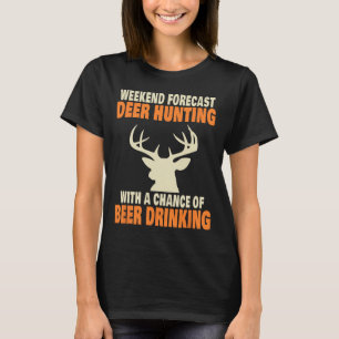 Grappige herten jacht t-shirt