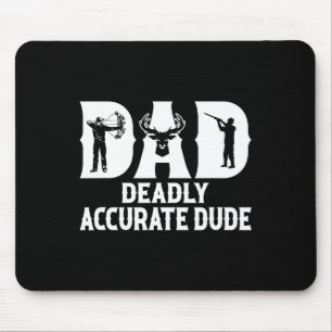 Grappige herten jagen papa dodelijke nauwkeurige k muismat