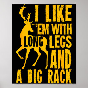 Grappige hertenjacht citaat cadeau voor jagers poster