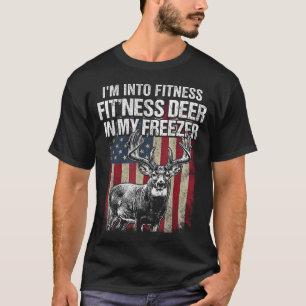 Grappige hertenjachtkunst voor mannen vrouwen wild t-shirt