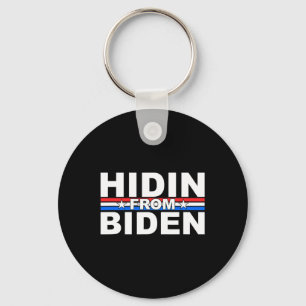 Grappige Hidin van Biden - Anti Joe - Trump Sleutelhanger