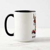 Grappige Highland Koe kerst Mok (Links)