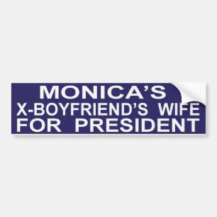 Grappige Hillary Clinton voor de Sticker van het