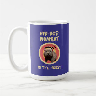 Grappige Hip-hop Wombat in Huis Koffiemok