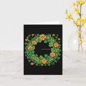 Grappige Hispanic St. Patrick's Day Kus Me Ik Ben Kaart (Gele Bloem)