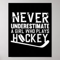 Grappige Hockey Kunst Voor Meisjes Vrouwen Veldhoc