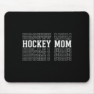 Grappige Hockey Moeder Gelaagde Tekst Moeder Mama  Muismat