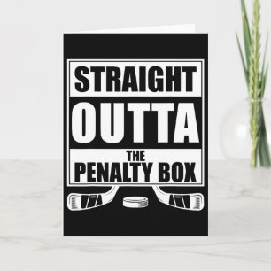 Grappige Hockey Rechtstreeks Uit De Strafbank Kaart