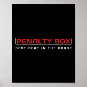 Grappige Hockey - Strafbank Beste Stoel In Huis Poster