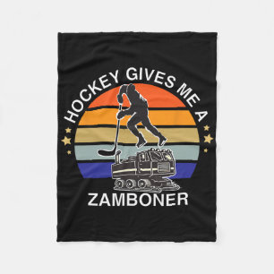 Grappige Hockey Zamboner Liefhebber Jongens Meisje Fleece Deken