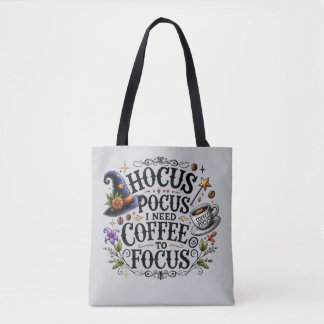 Grappige Hocus Pocus Ik Heb Koffie Heks nodig Draagtas