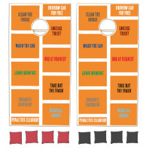 Grappige hoge inzet onbevreesde spelers Cornhole S