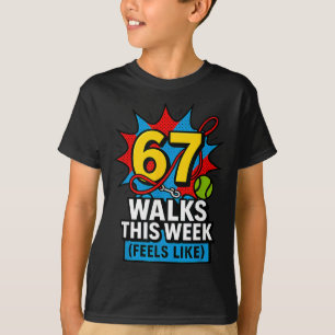 Grappige Hond 6 7 Wandelt Deze Week Slang Meme Zes T-shirt