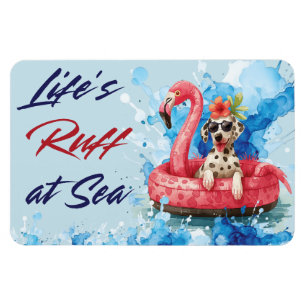 Grappige hond Cabin deur Decor Cruise Magneet